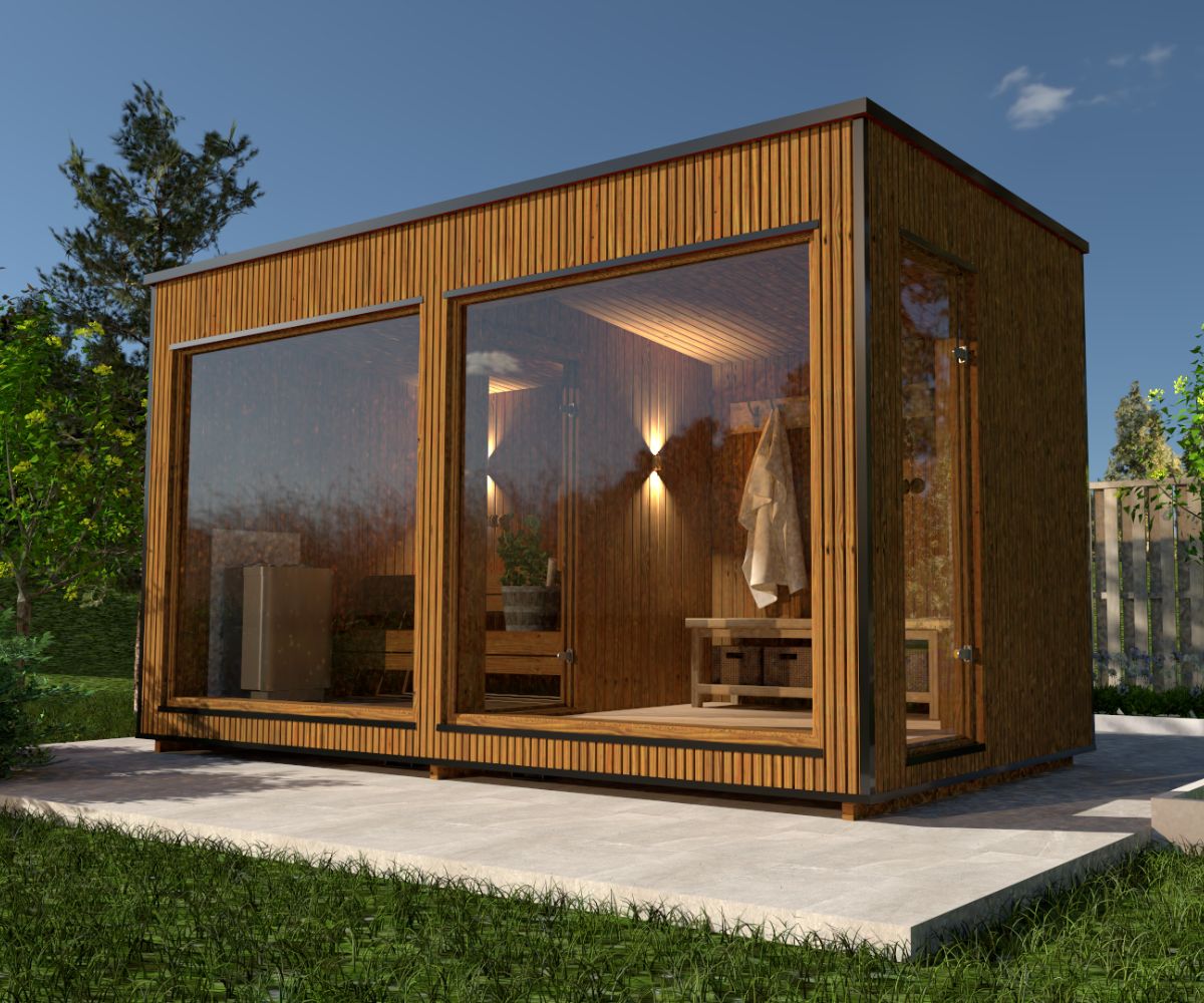 Luksus Sauna Prestige - 2,3x4,4 meter