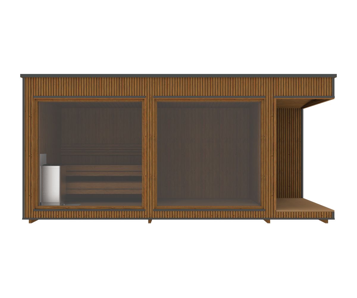 Luksus Sauna Grand - 2,3x5,4 meter