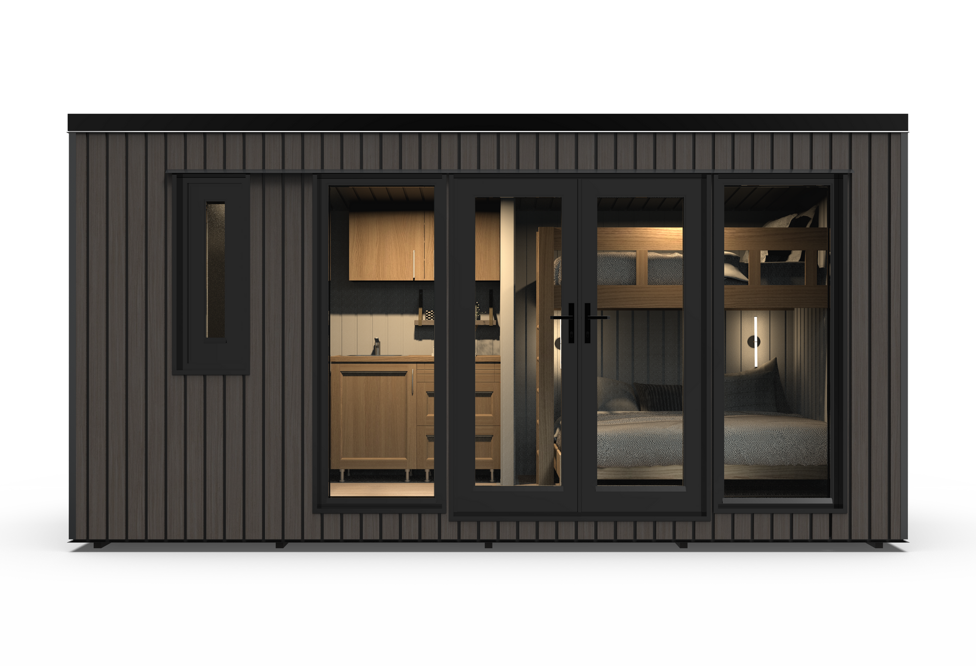 Anneks 2.3m x 4.9m - Isoleret træanneks | LUKSUSVILDMARKSBAD.DK