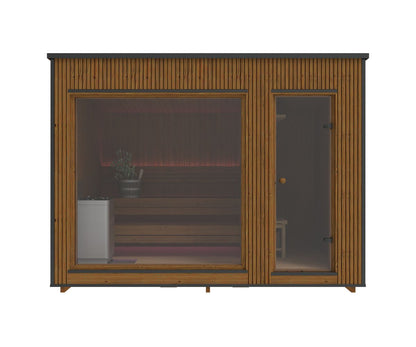 Luksus Sauna Komfort - 2,3x3,4 meter