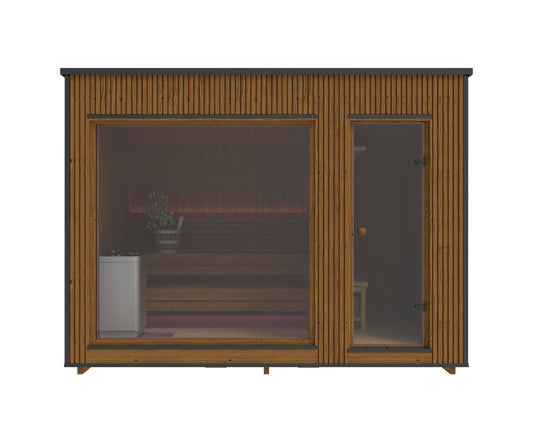 Luksus Sauna Komfort - 2,3x3,4 meter