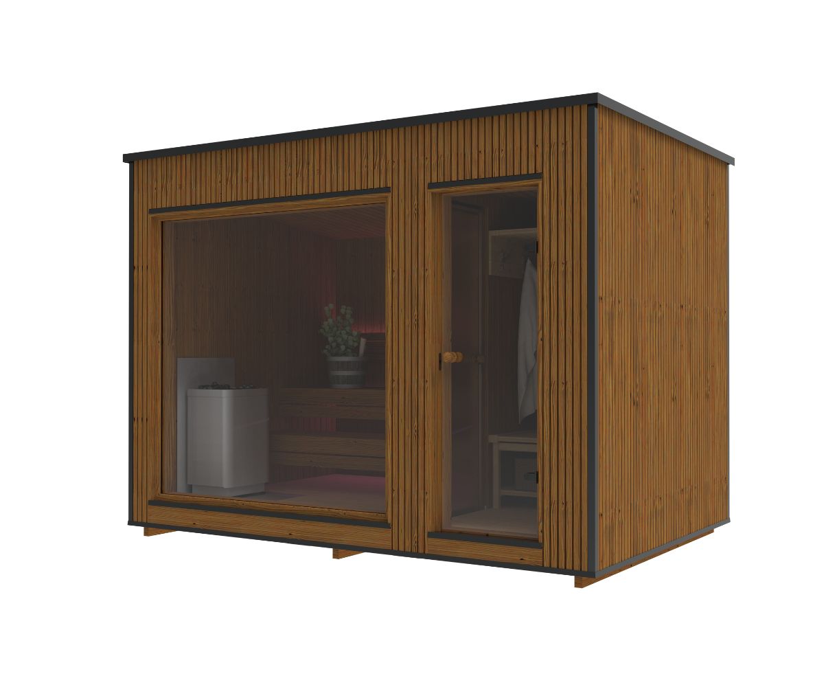 Luksus Sauna Komfort - 2,3x3,4 meter