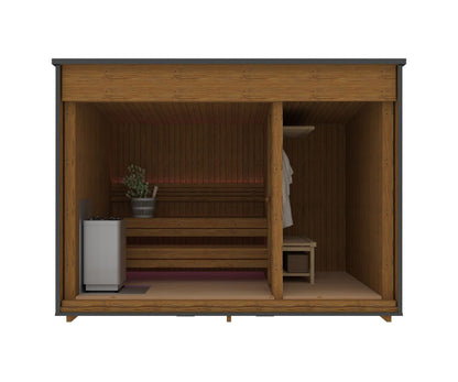 Luksus Sauna Komfort - 2,3x3,4 meter