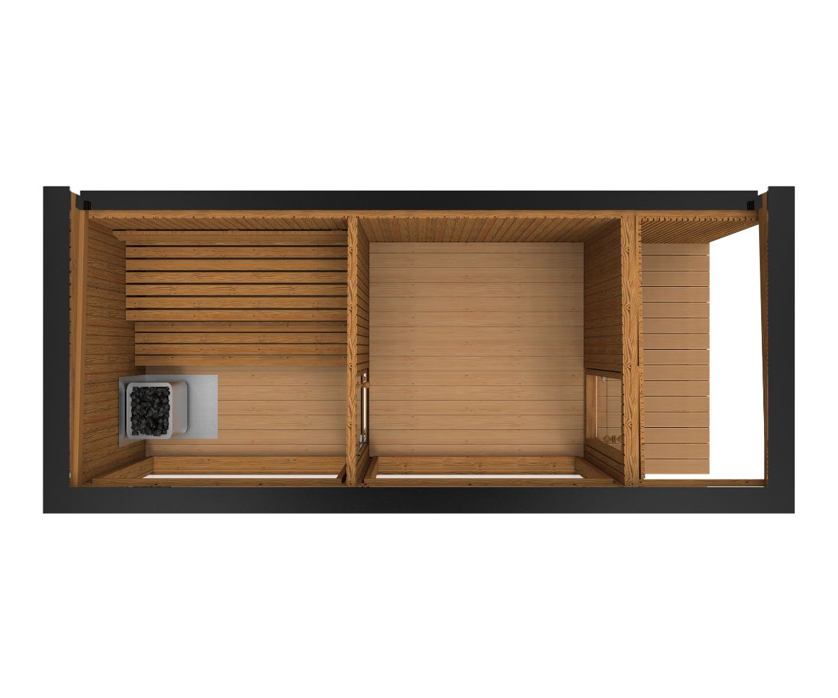 Luksus Sauna Grand - 2,3x5,4 meter