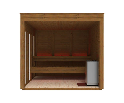 Luksus Sauna Firkantet - 2,4x2,4 meter