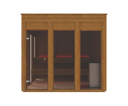 Luksus Sauna Firkantet - 2,4x2,4 meter