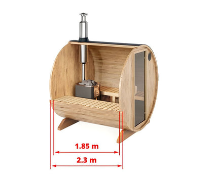 Saunatønde (2,3m) - 4-5 Personer