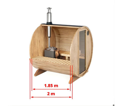 Saunatønde (2m) - 4 Personer