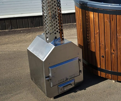 Vildmarksbad Standard - rundt med udvendig ovn