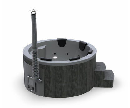 Vildmarksbad Luksus - rundt med integreret ovn