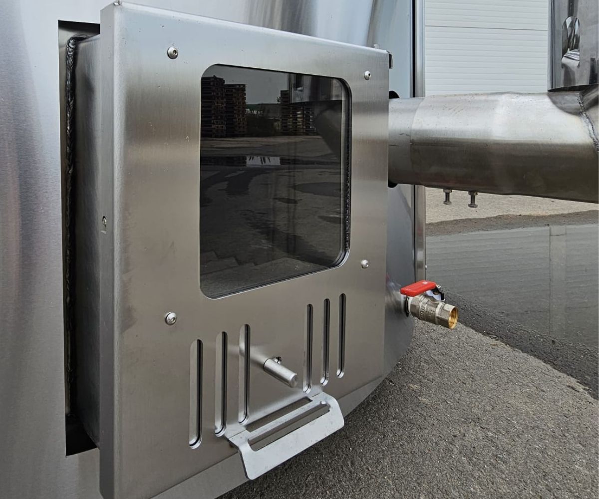 Vildmarksbad Standard - rundt med integreret ovn