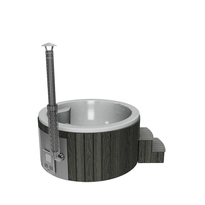 Vildmarksbad Standard - rundt med integreret ovn